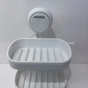 AVOVIDA Dual-Tier Vacuum Suction Soap Dish