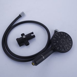 AVOVIDA High-Pressure Matte Black Handheld Showerhead Set