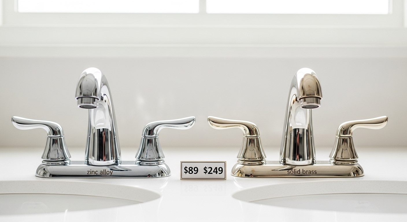 zinc bathroom faucet