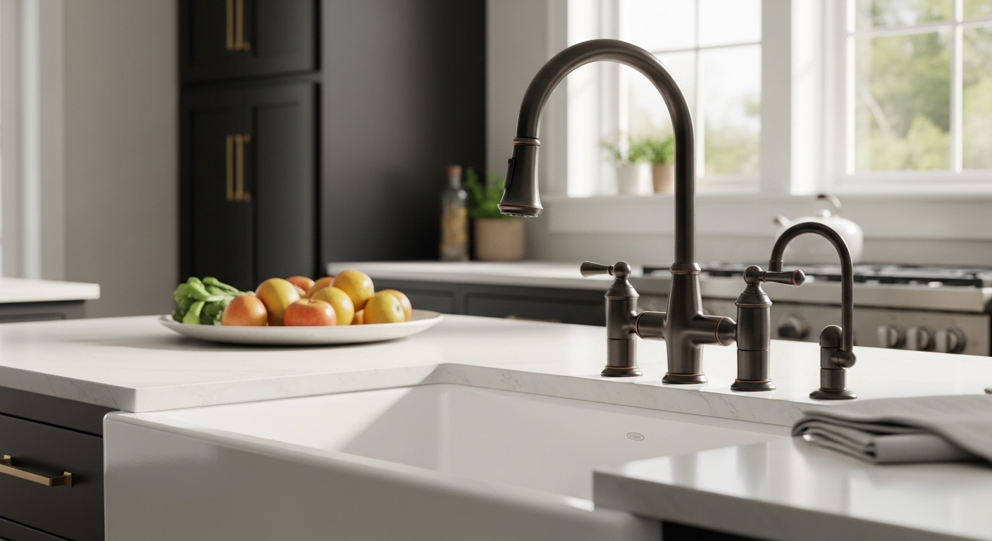 moen pull down kitchen faucet oil rubbed bronze